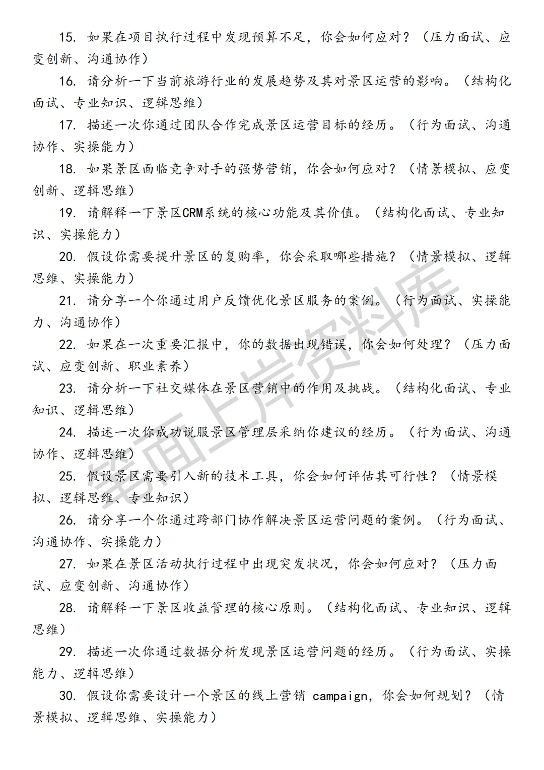 旅游飞猪景区行业运营高级专员