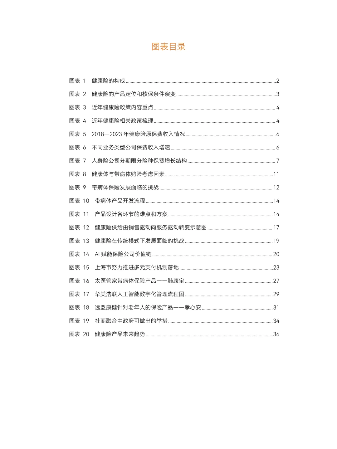 2024健康险行业报告