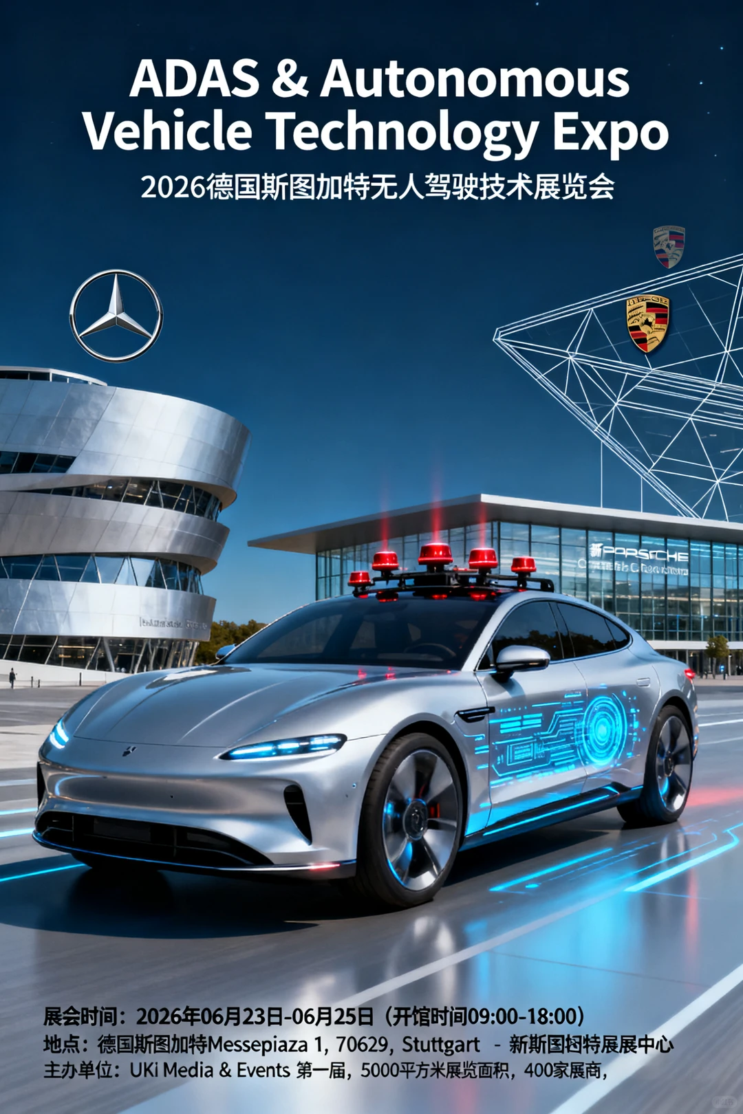 德国斯图加特无人驾驶技术展览会