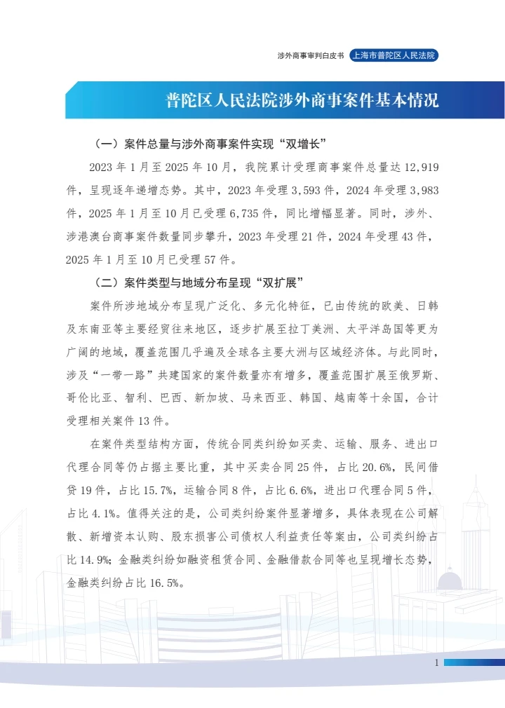 涉外商事审判白皮书