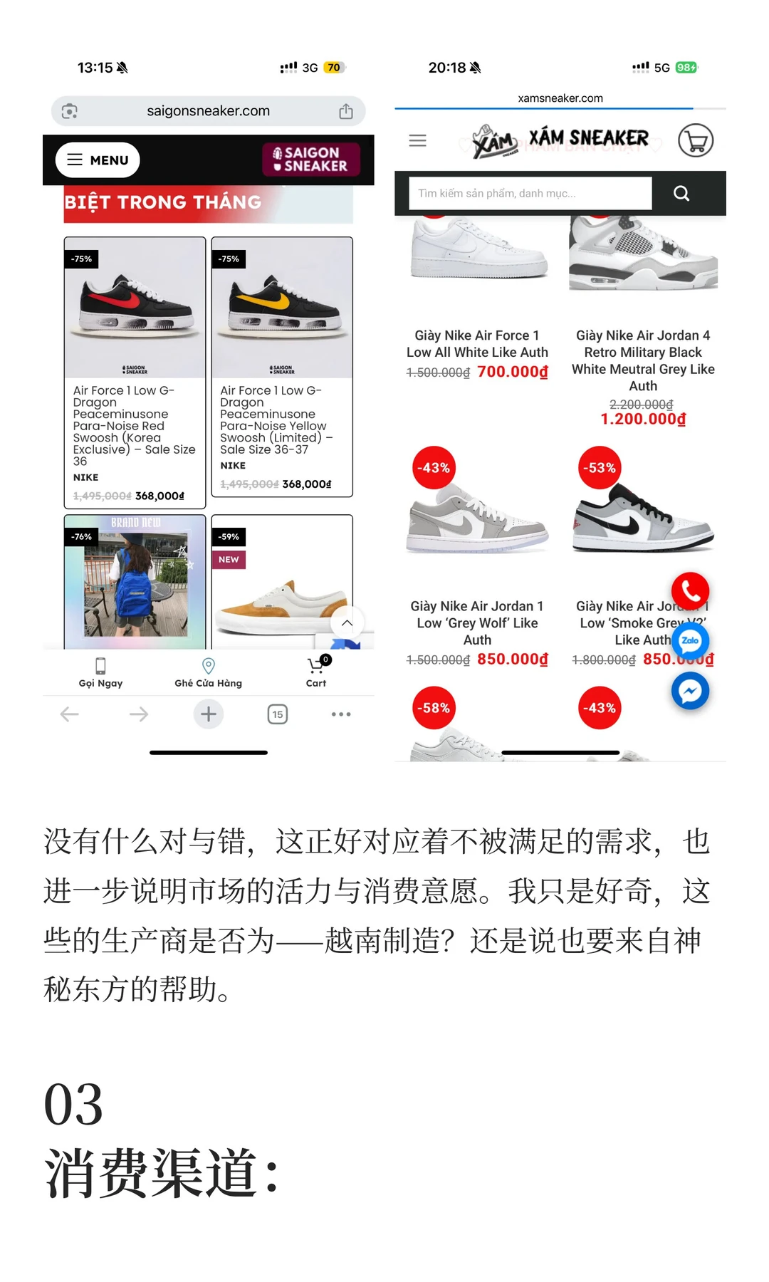 越南球鞋市场调研报告