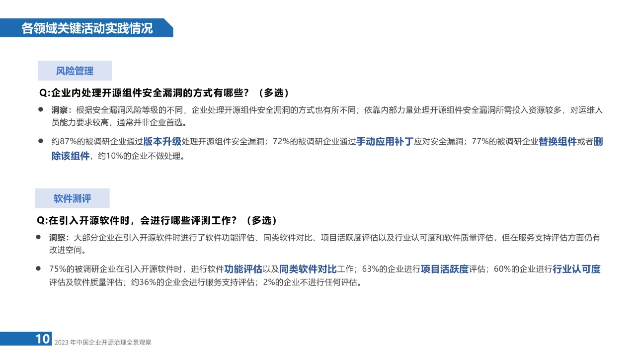 2023年中国企业开源治理全景观察报告-