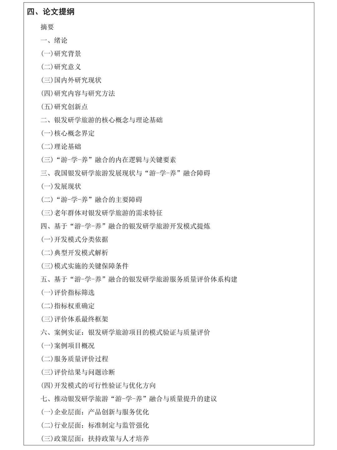 导师给的旅游管理开题报告让我们借鉴?