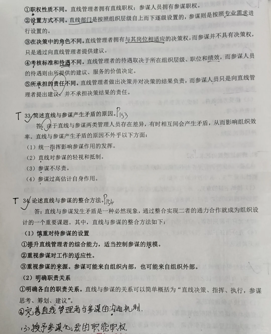 《管理学》必背大题·第六章