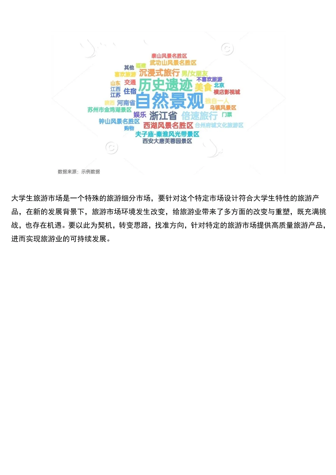 ?1500字的大学生旅游市场调研报告