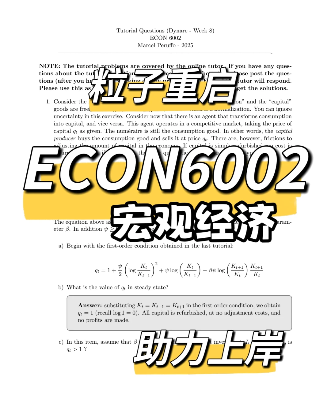 ECON6002宏观经济稳HD