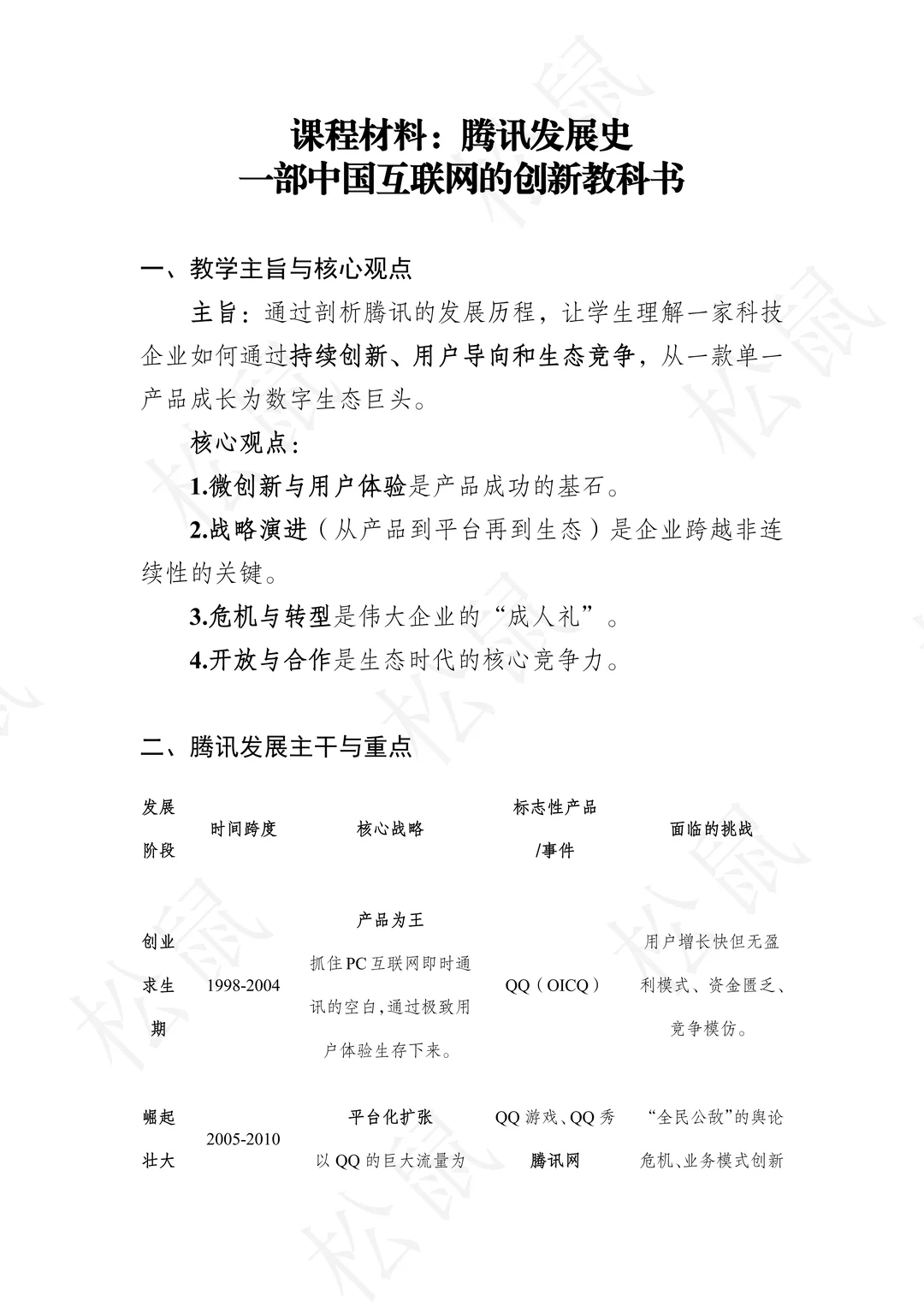 大学生创新创业基础：企业创业故事3则