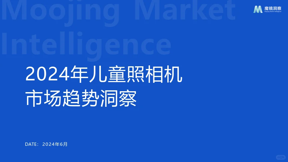 2024年儿童照相机市场趋势洞察报告