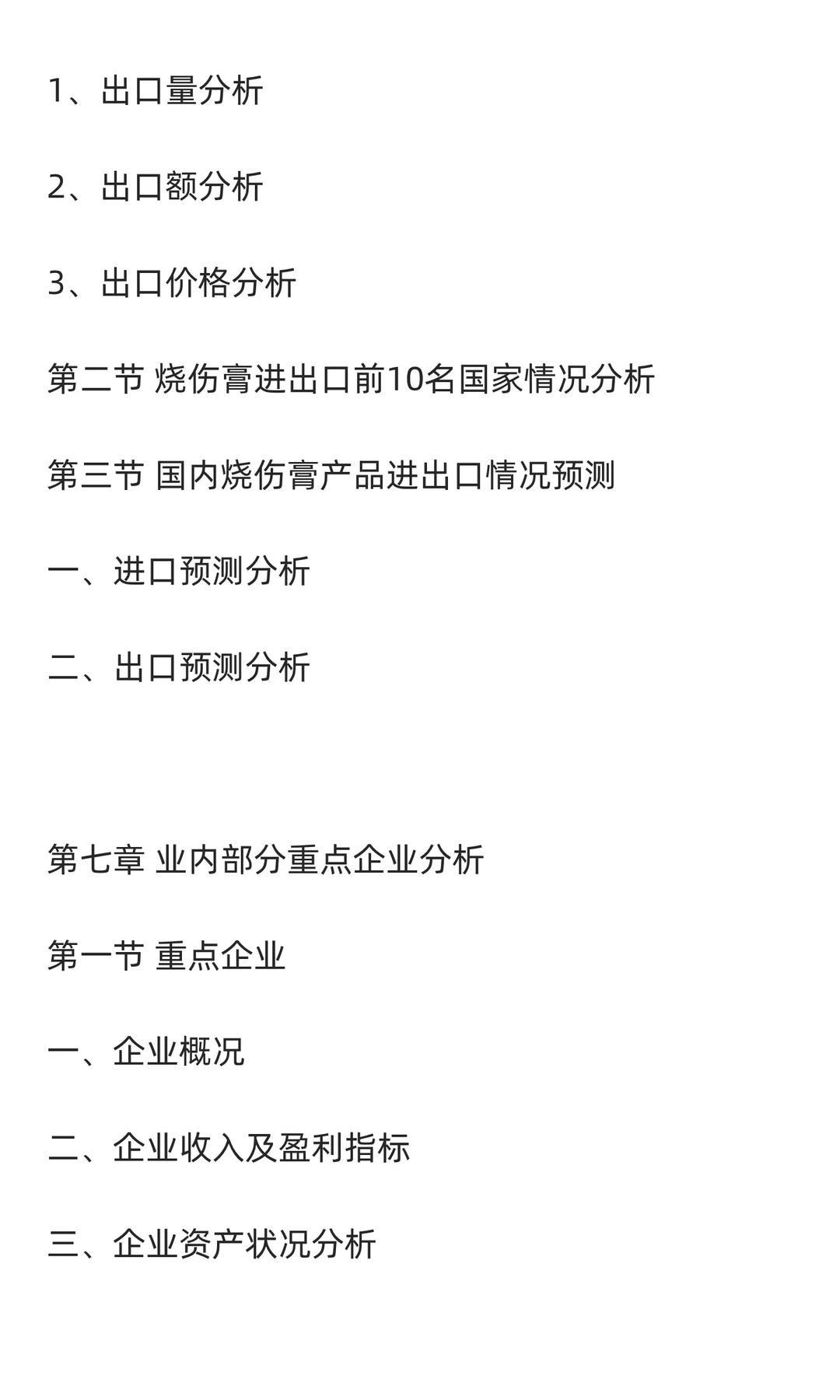 烧伤膏行业市场调研及发展前景分析预测