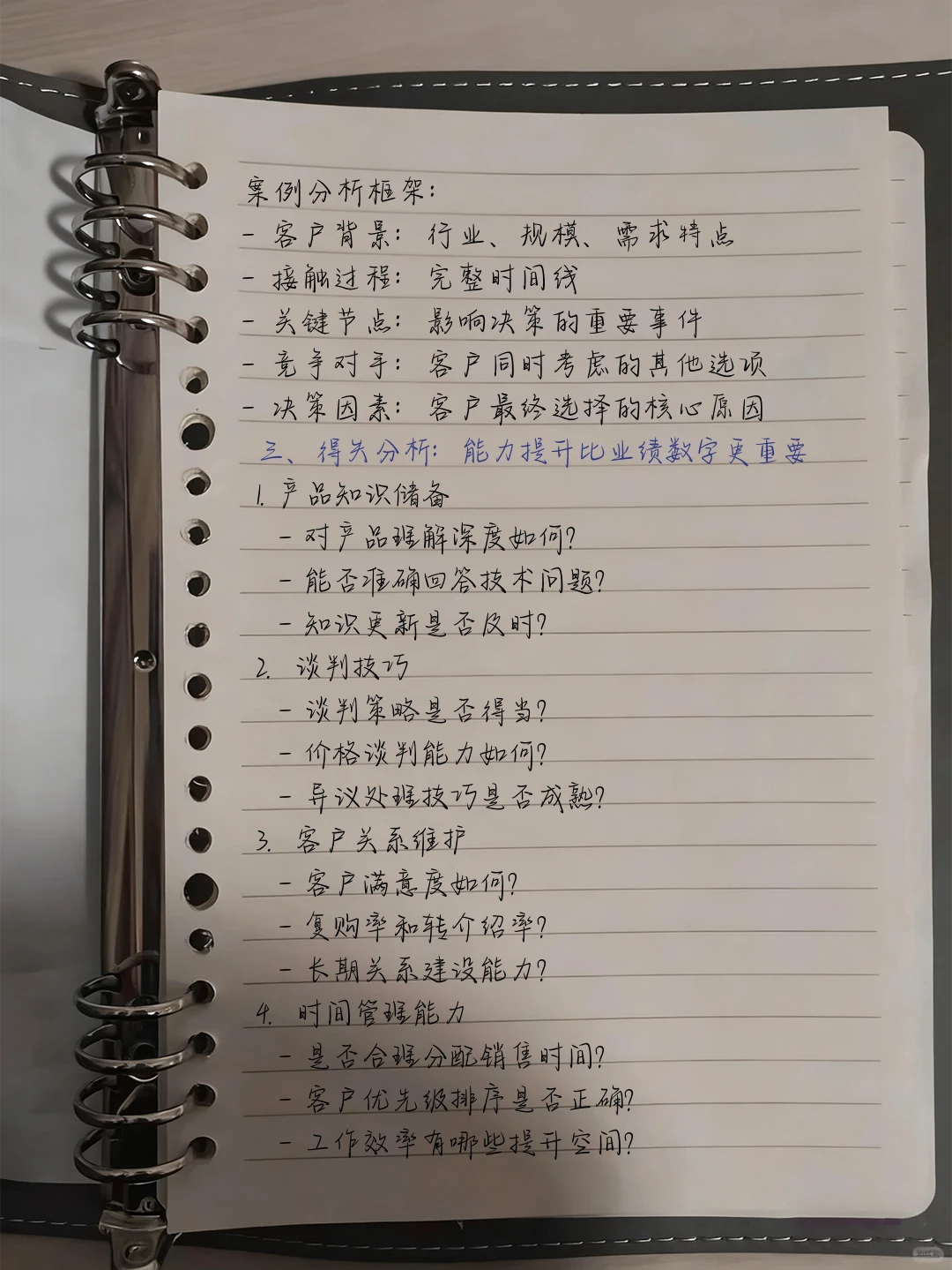 销售复盘方法论