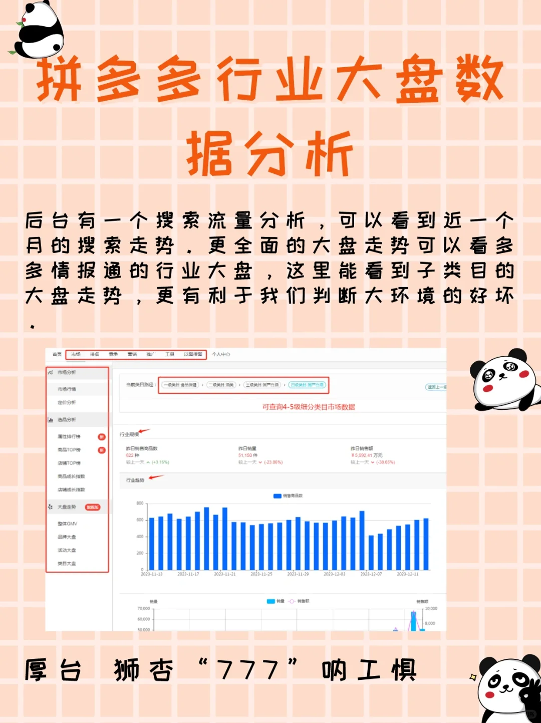 拼多多行业大盘数据分析