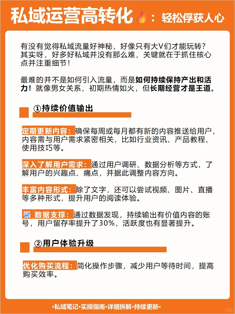 私域高转化秘诀，同行不说的秘密~