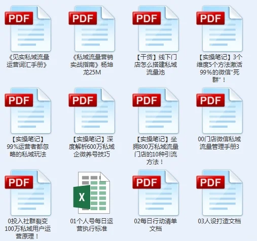 ?新媒体私域运营干货整理合集?