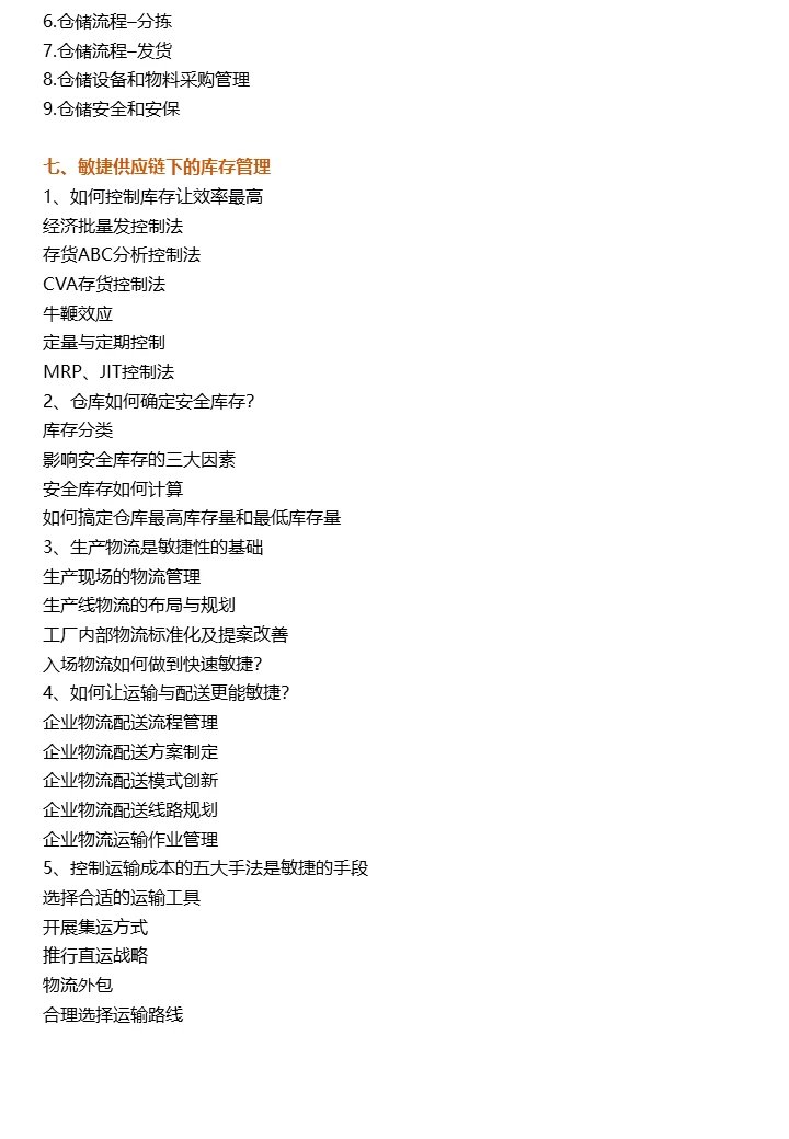 12.11-12上海《敏捷供应链与物流管理》