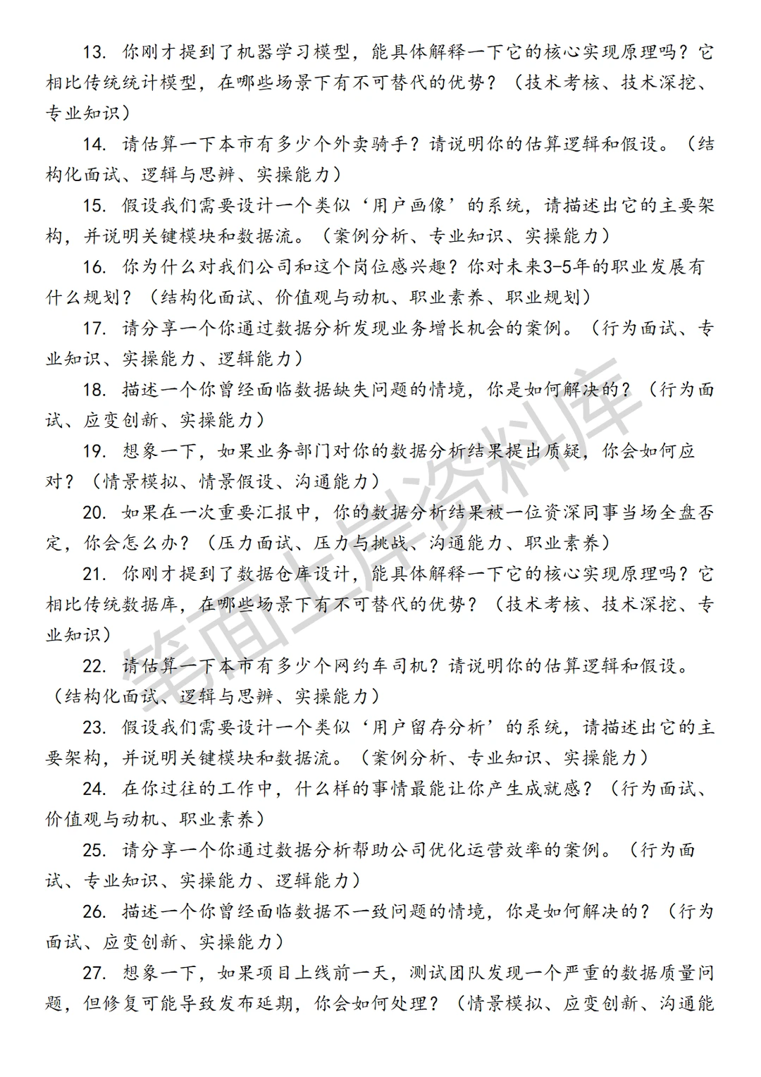 商业数据分析师