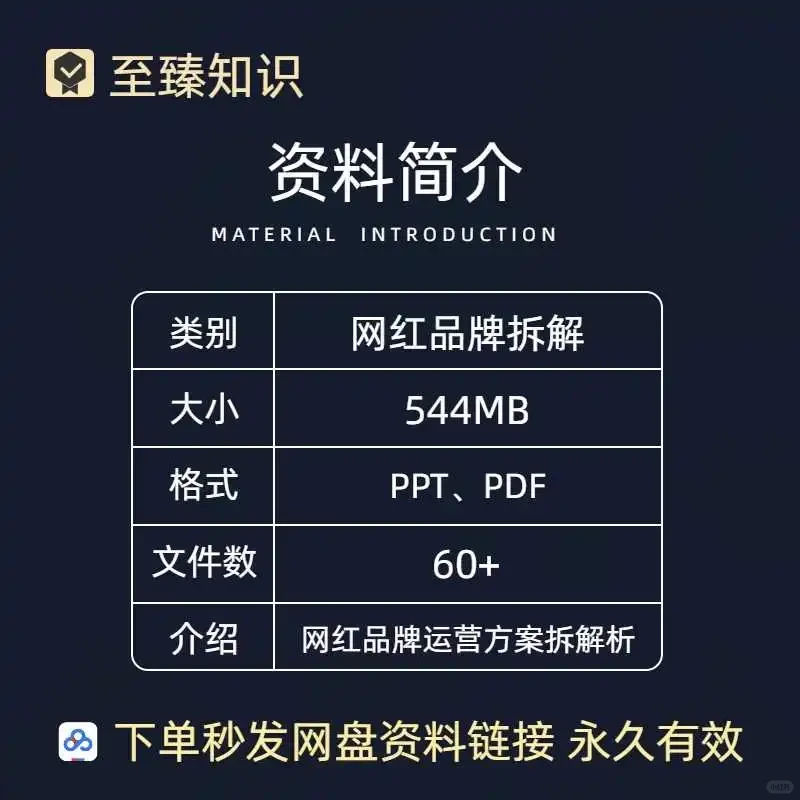 网红新消费品牌运营拆解方案分析报告