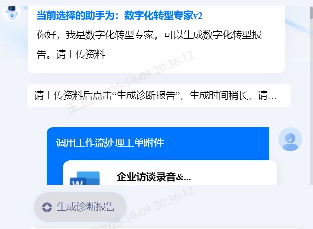 ? 智诊赋能：中小企业数字化转型诊断
