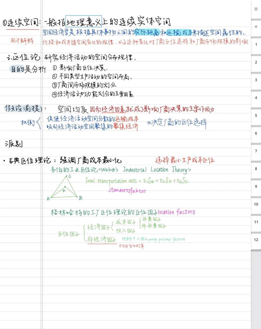 区域经济学｜绪论｜Section1 区域概念的界定