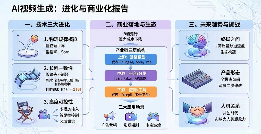 2023-2025 AI视频的进化与商业化