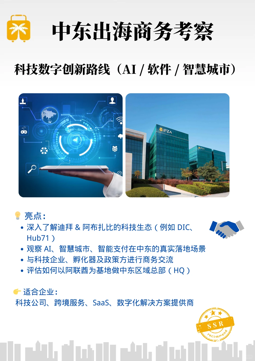 ?中东考察热门路线推荐（行业版）