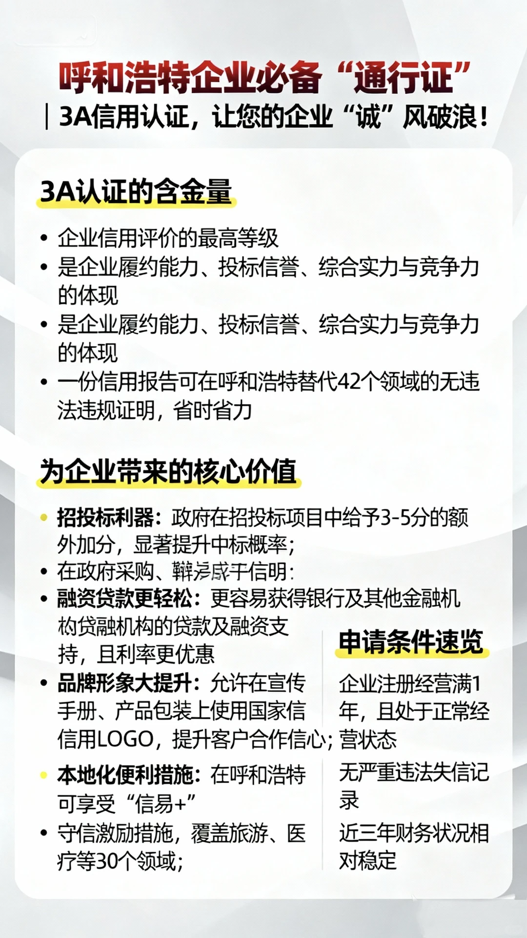 3A信用认证，让您的企业“诚”风破浪