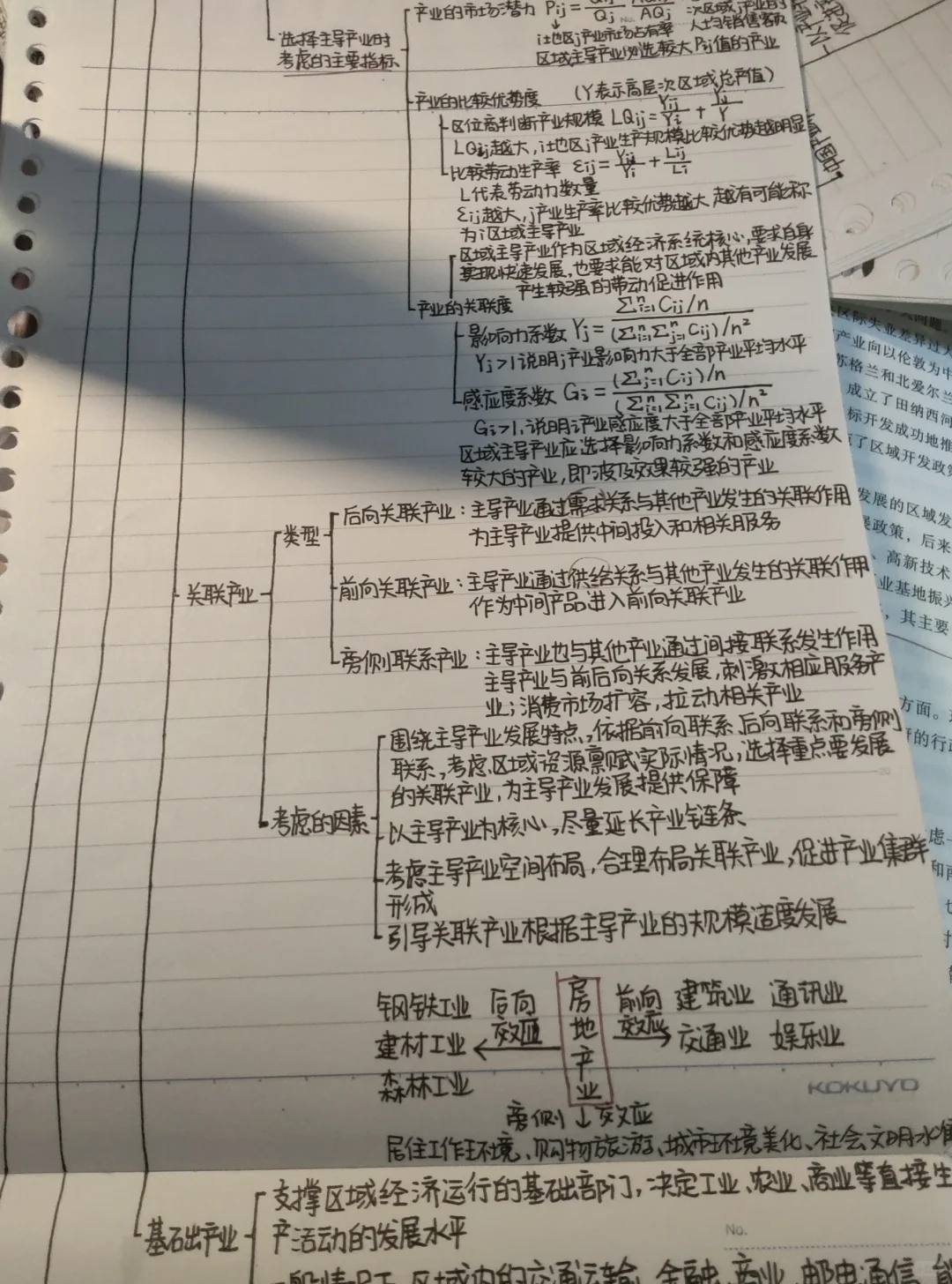 区域经济学期末重点分享 去年96