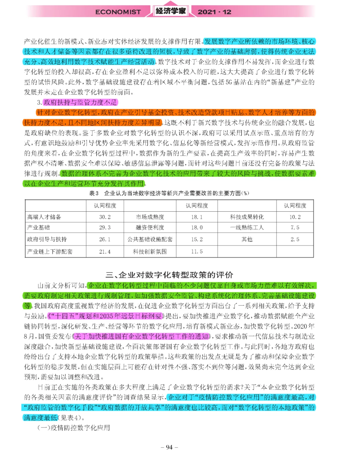 【看文献131】企业数字化转型：现状、问题