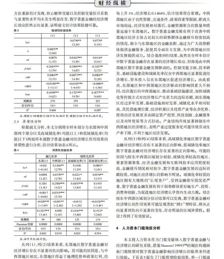 啊!stata实证经济增长和普惠金融就看这篇
