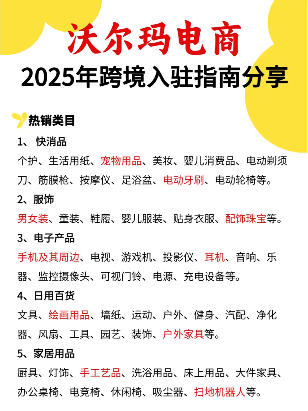 ? 沃尔玛跨境电商2025入驻指南❗
