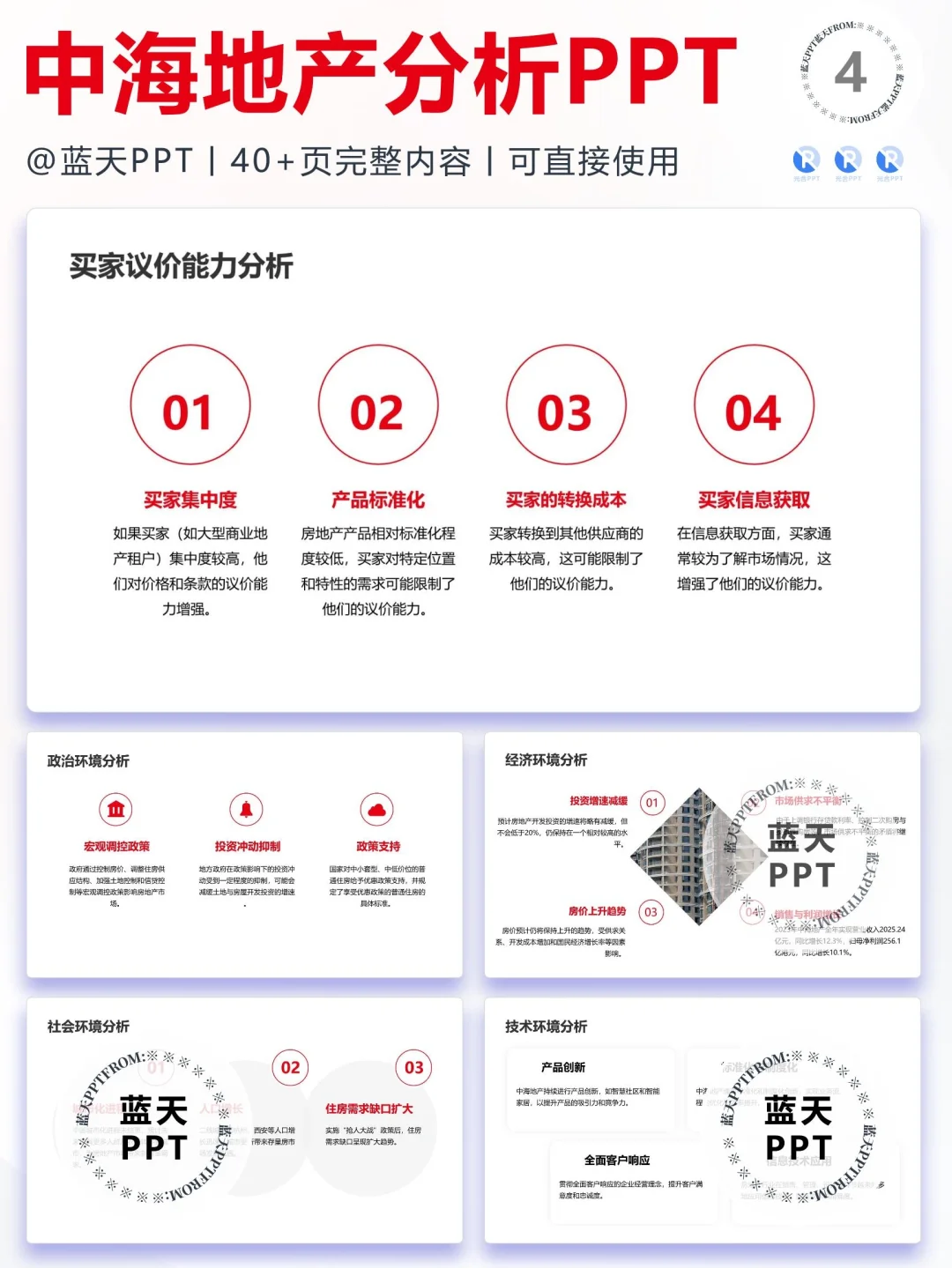 【038】中海地产战略分析营销策略 SWOT PPT