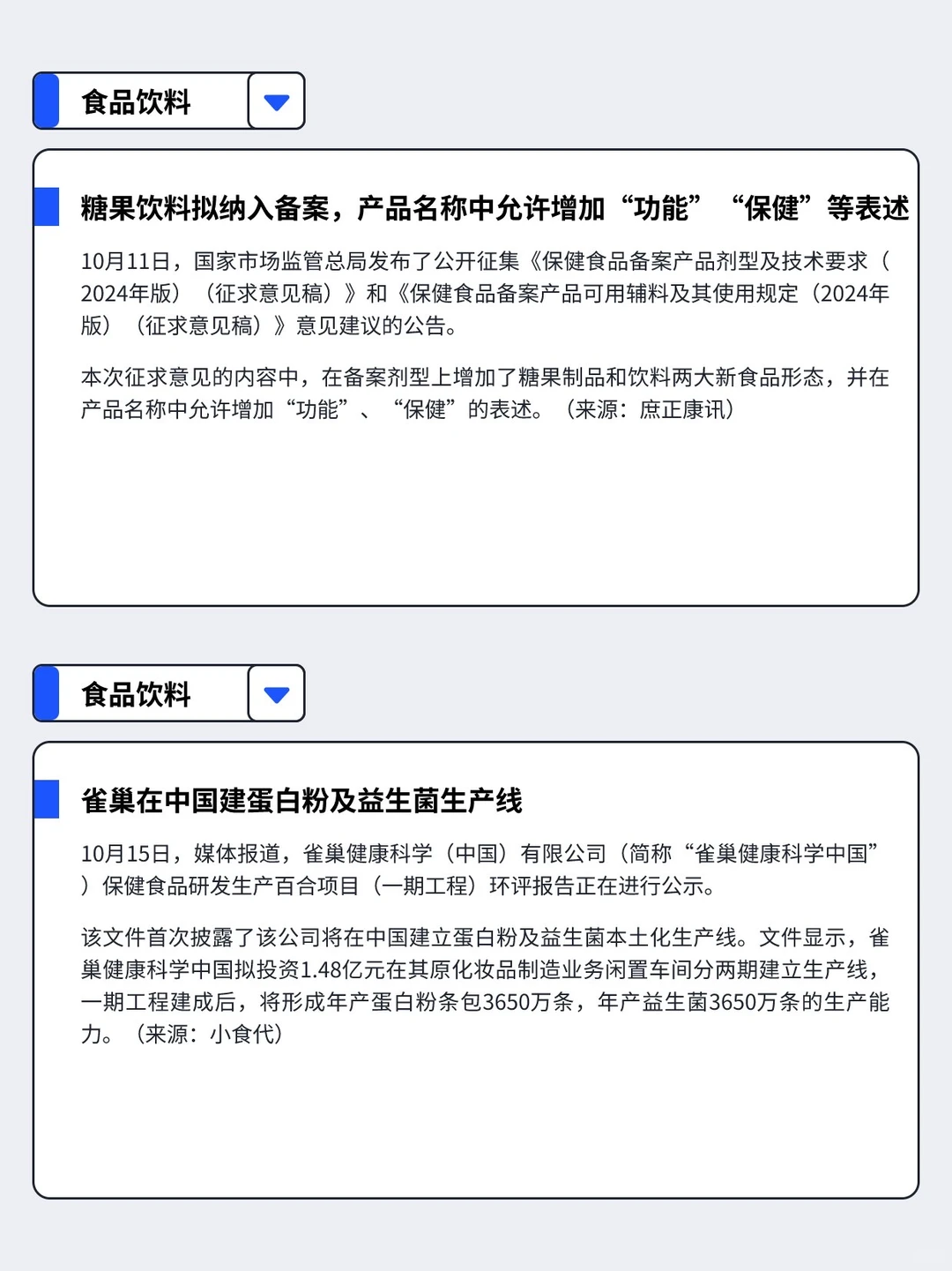 10.14-10.20丨本周快消品行业分析左滑速看