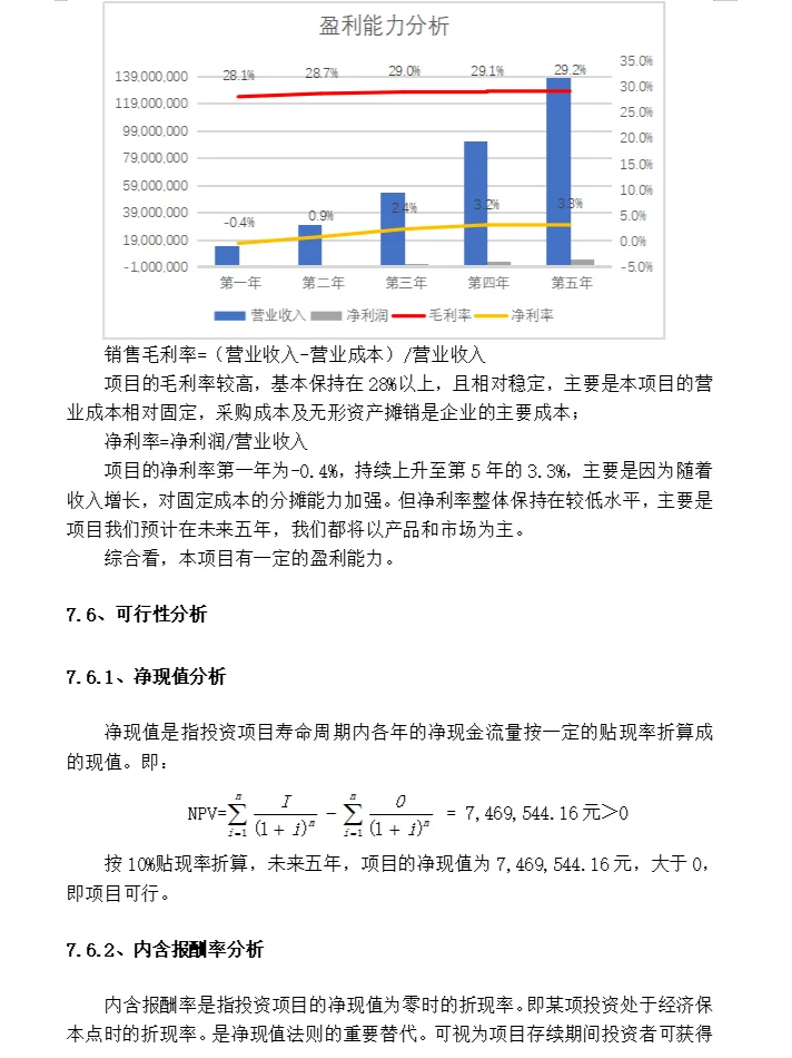 如何写好项目(商业)计划书中的财务分析