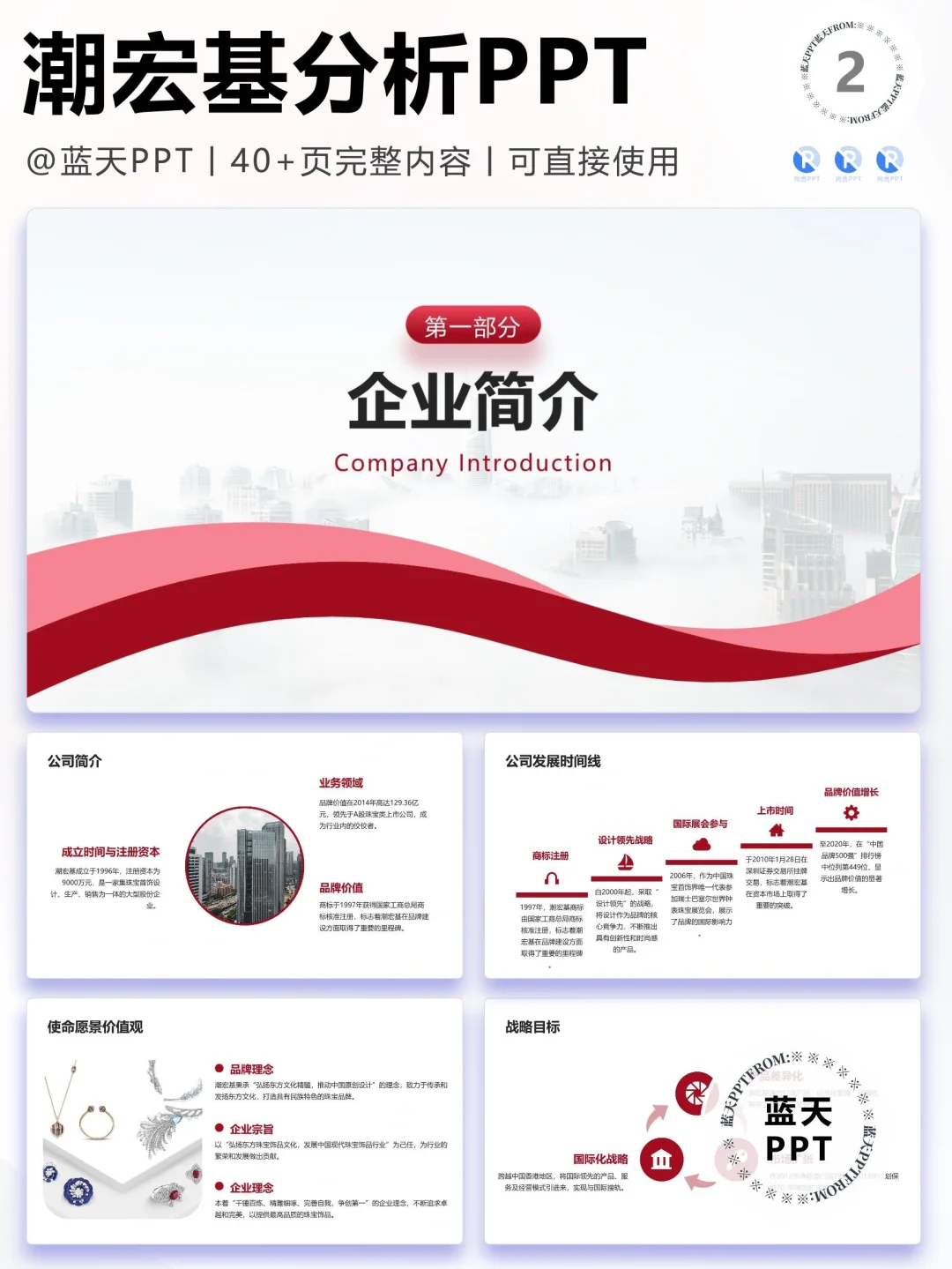 【072】潮宏基战略分析营销策略 SWOT PPT