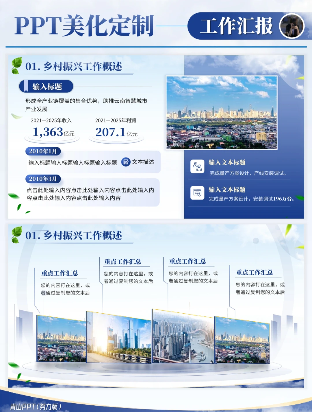 年终述职PPT✨让领导一眼看到咱的工作价值