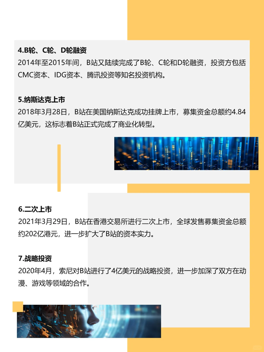 哔哩哔哩融资及发展历程（代写BP）