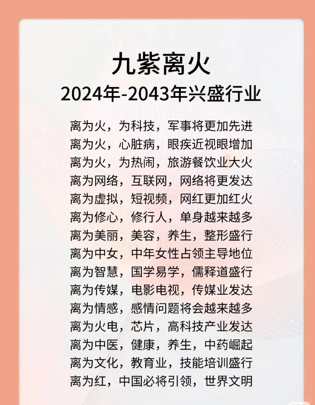 未来兴盛必火的行业