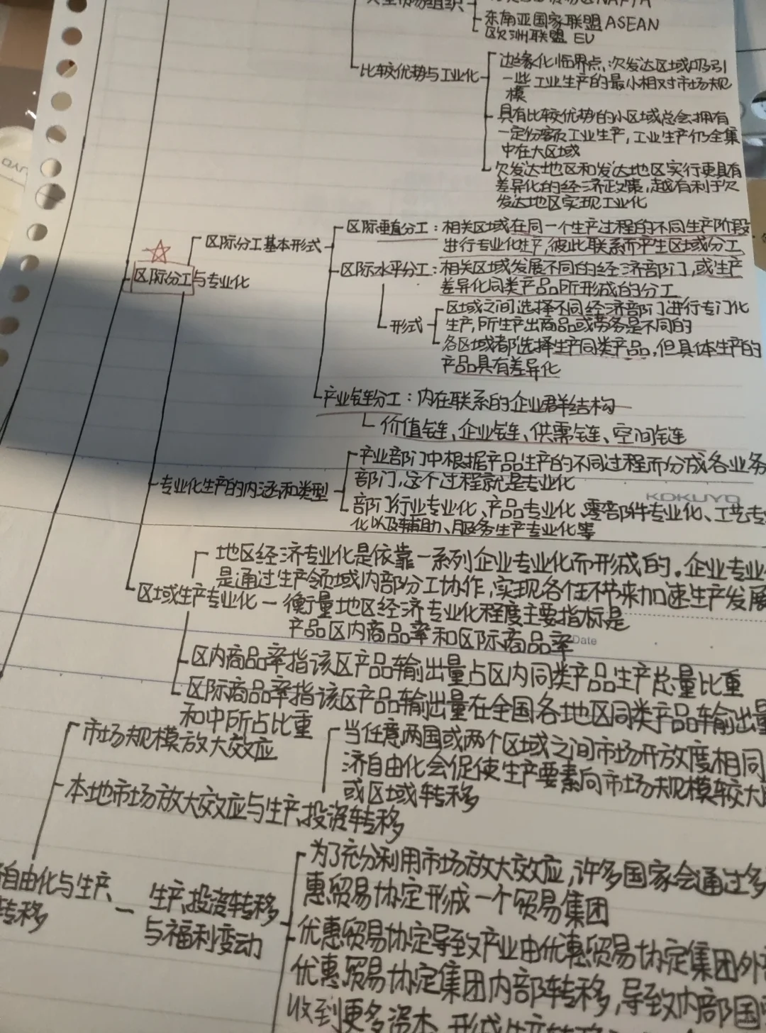 区域经济学期末重点分享 去年96