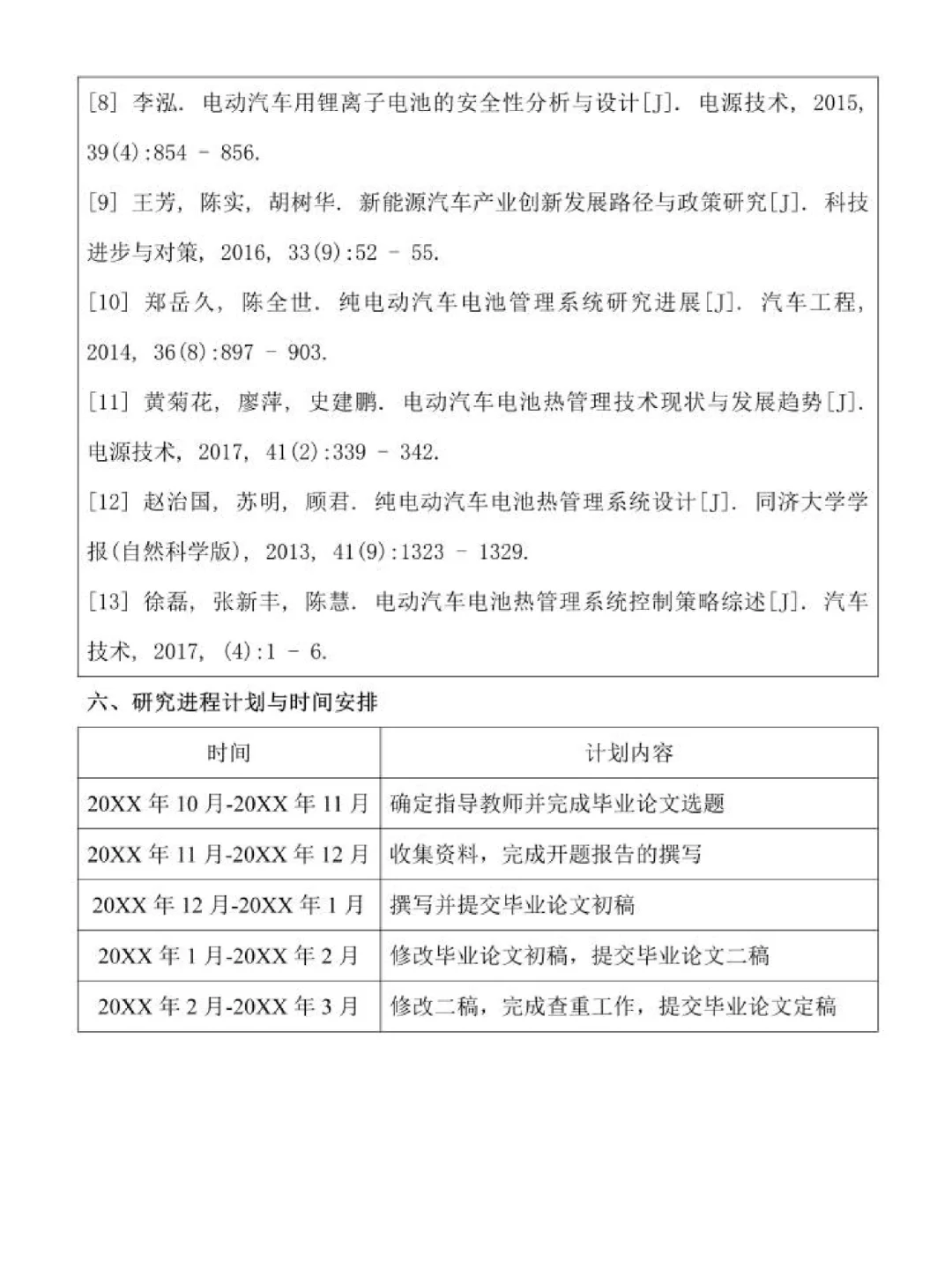 新能源汽车技术|开题报告（抄）??