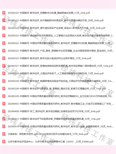 2024中国数字经济发展趋势白皮书研究报