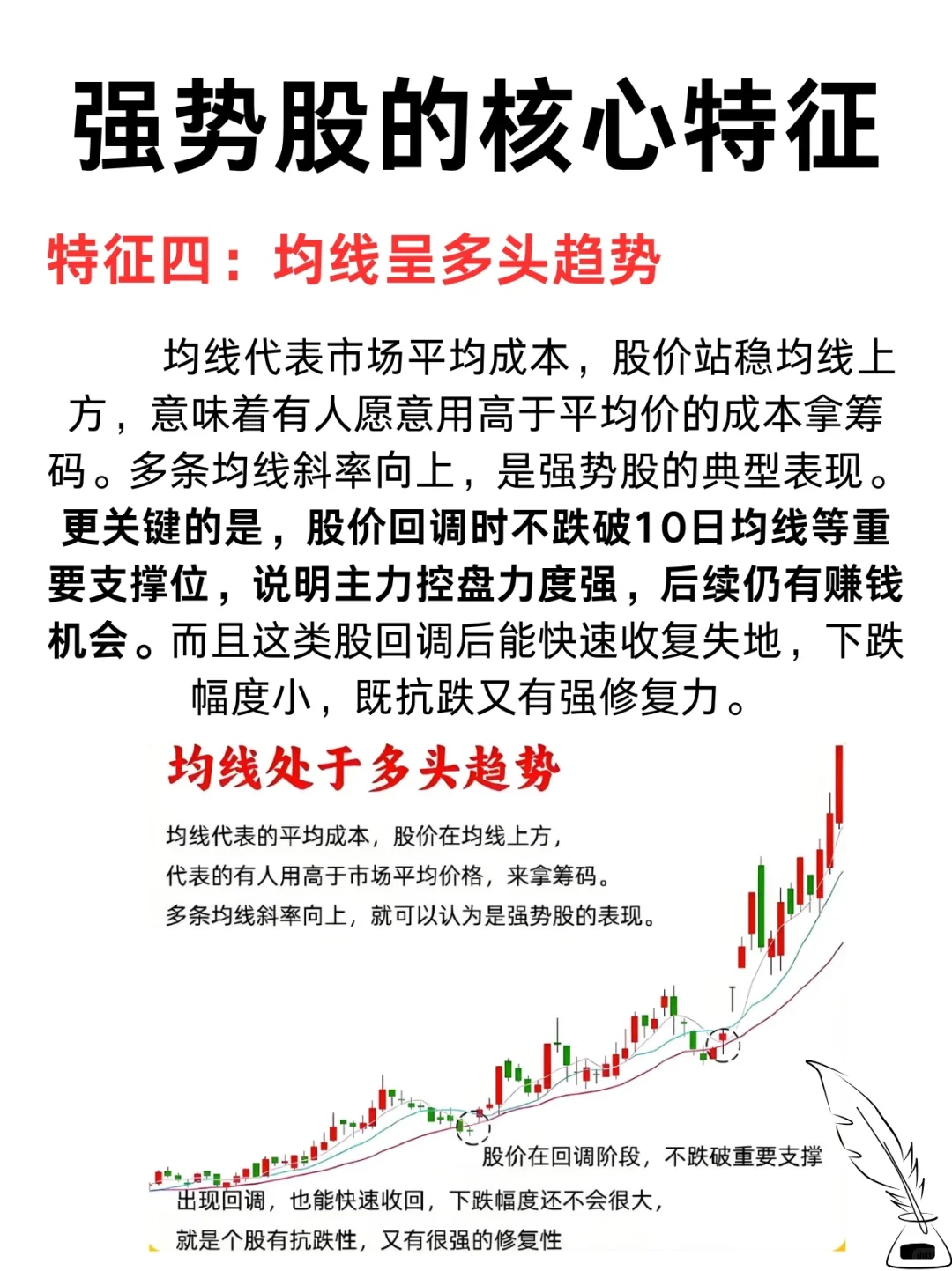 强势股的核心特征！