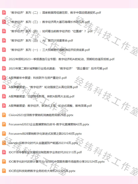 2024中国数字经济发展趋势白皮书研究报