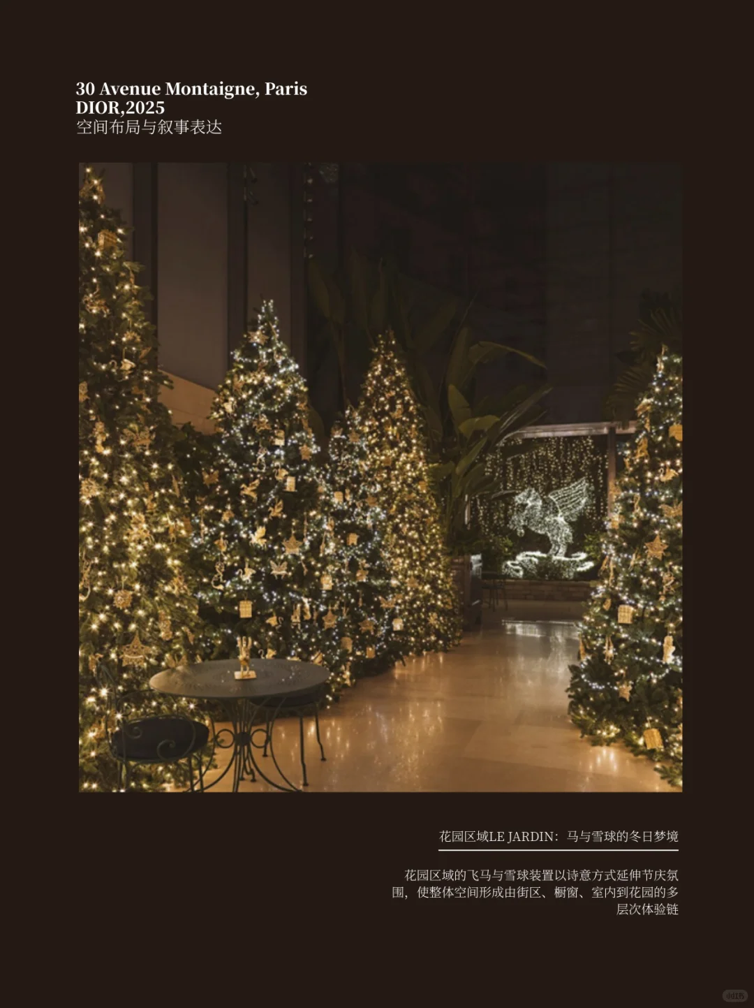 案例分析｜2025蒙田大道DIOR圣诞主题