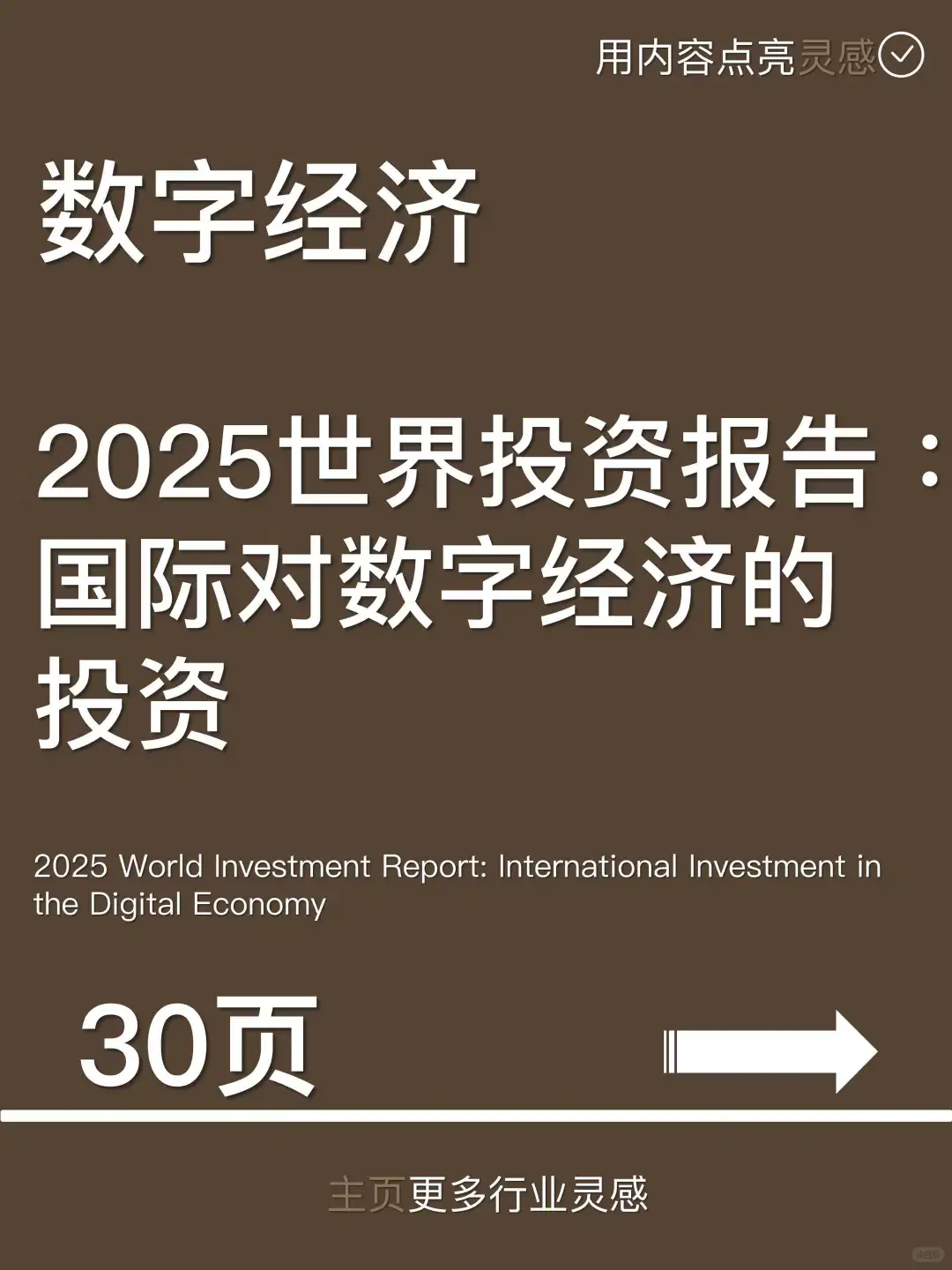 2025世界投资报告：国际对数字经济的投资