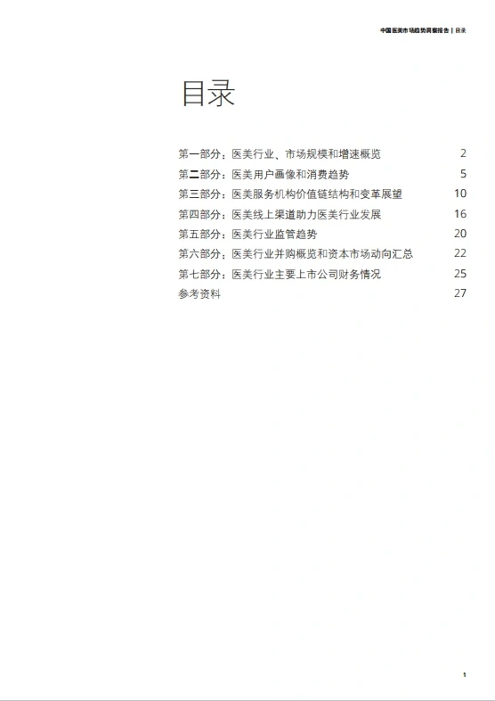 行业报告｜?一篇报告读懂中国医美市场