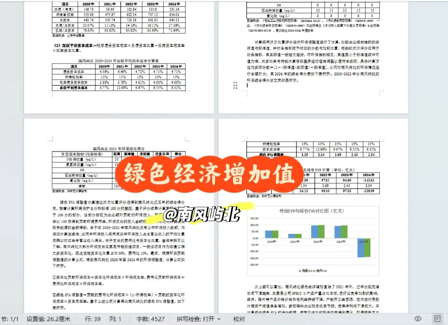 财务指标 各类估值模型计算分析