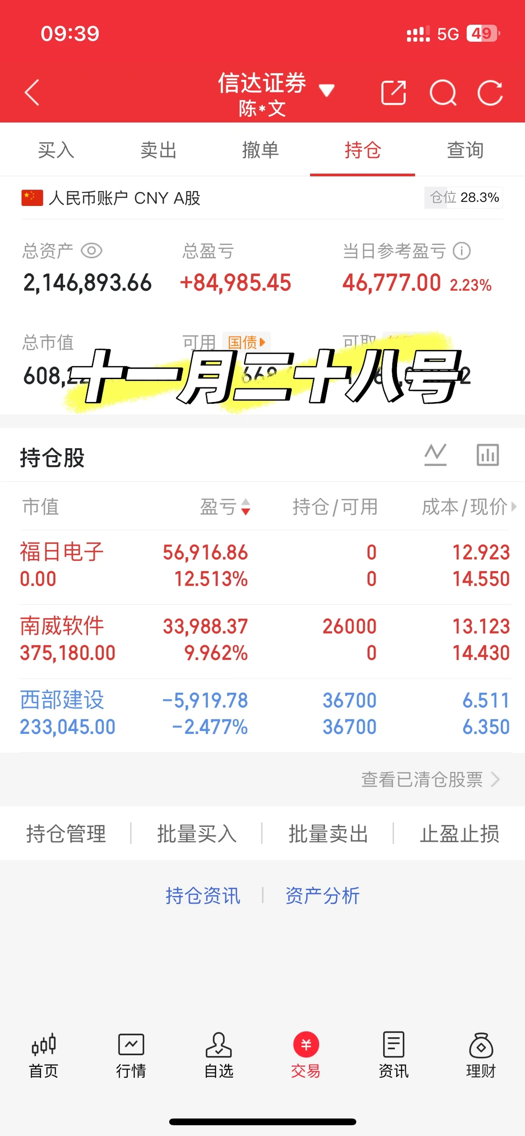 十一月二十八号