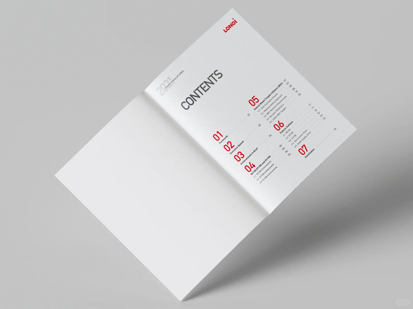 高品质绿能科技白皮书画册设计，简约大气