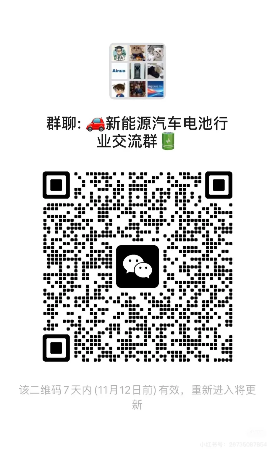 ?新能源汽车电池行业交流群?