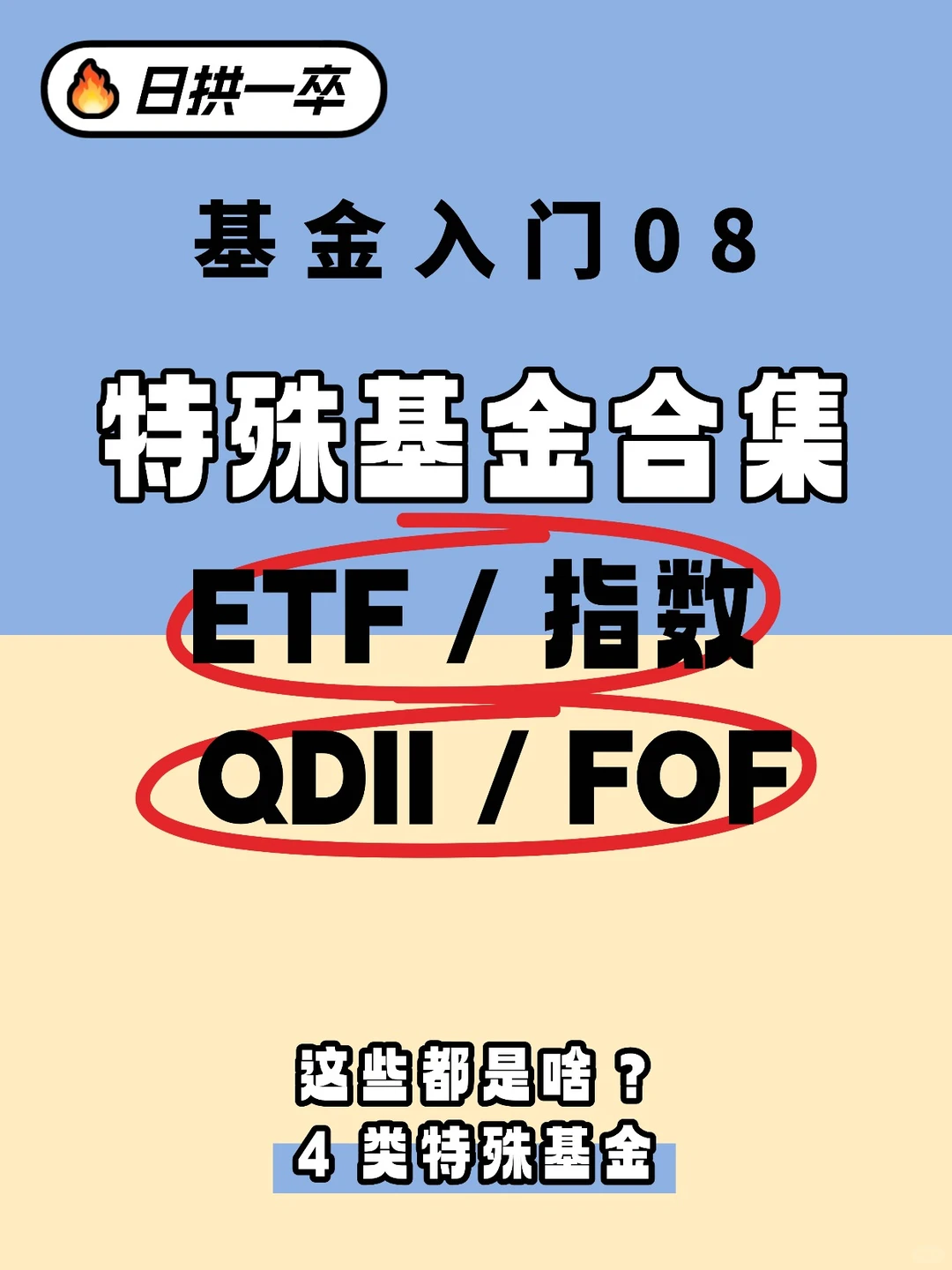 基金入门08：四类特殊基金是什么？
