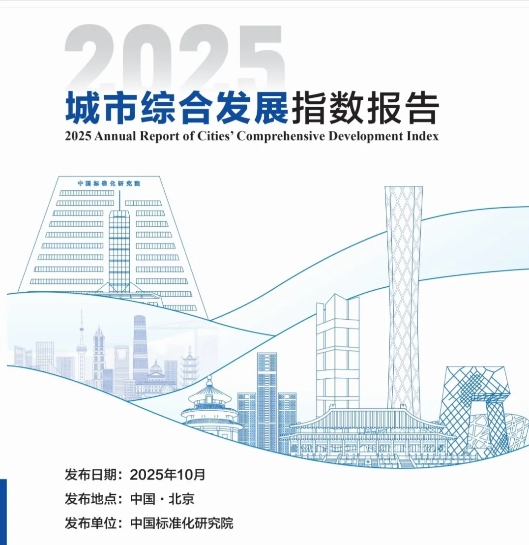 2025 年中国城市综合发展指数发布